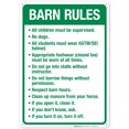 thumbnail image 1 of Barn Rules Sign,, 1 of 1
