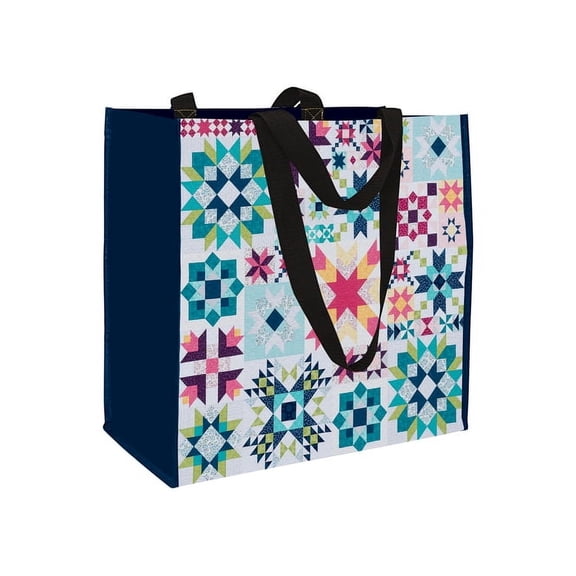 Barn Star Sampler Eco Tote : Reusable Grocery and Shopping Bag, Lightweight Folding Gift Tote Bag (General merchandise)