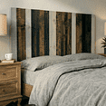 thumbnail image 1 of Barn Walls Solid Wood Headboard, Queen Size Bed Panels - Carbon Timber, 1 of 9