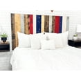 thumbnail image 1 of Barn Walls Americana Mix Signature Design, Multicolored Solid Wood Headboard, Floating Panels, Wall Mount, Adjustable Height, Easy Assembly, Full Size, 1 of 4