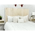 thumbnail image 1 of Barn Walls Antique White Headboard, Farmhouse Design, Solid Wood Headboard, Floating Panels, Wall Mount, Adjustable Height, Easy Assembly, California King Size, 1 of 4