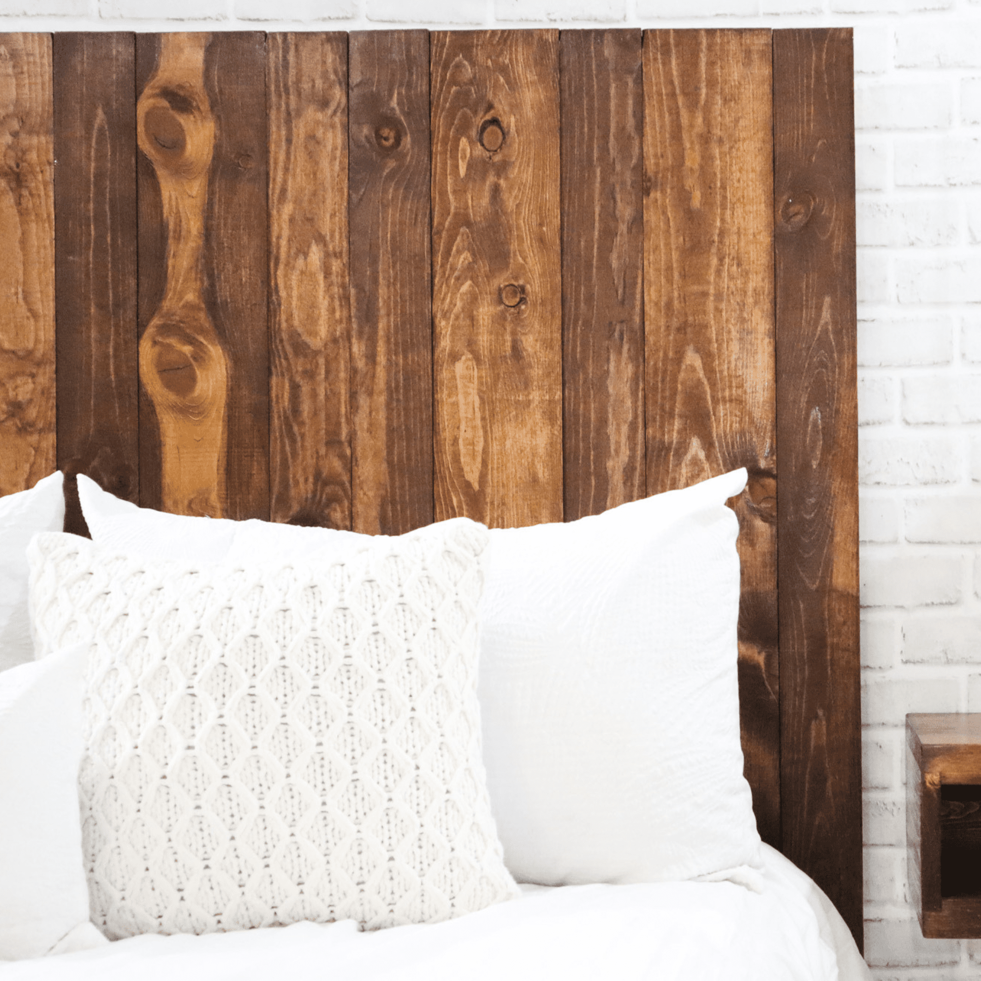 Barn Walls Foxy Brown Headboard Stain, Country Design, Solid Wood