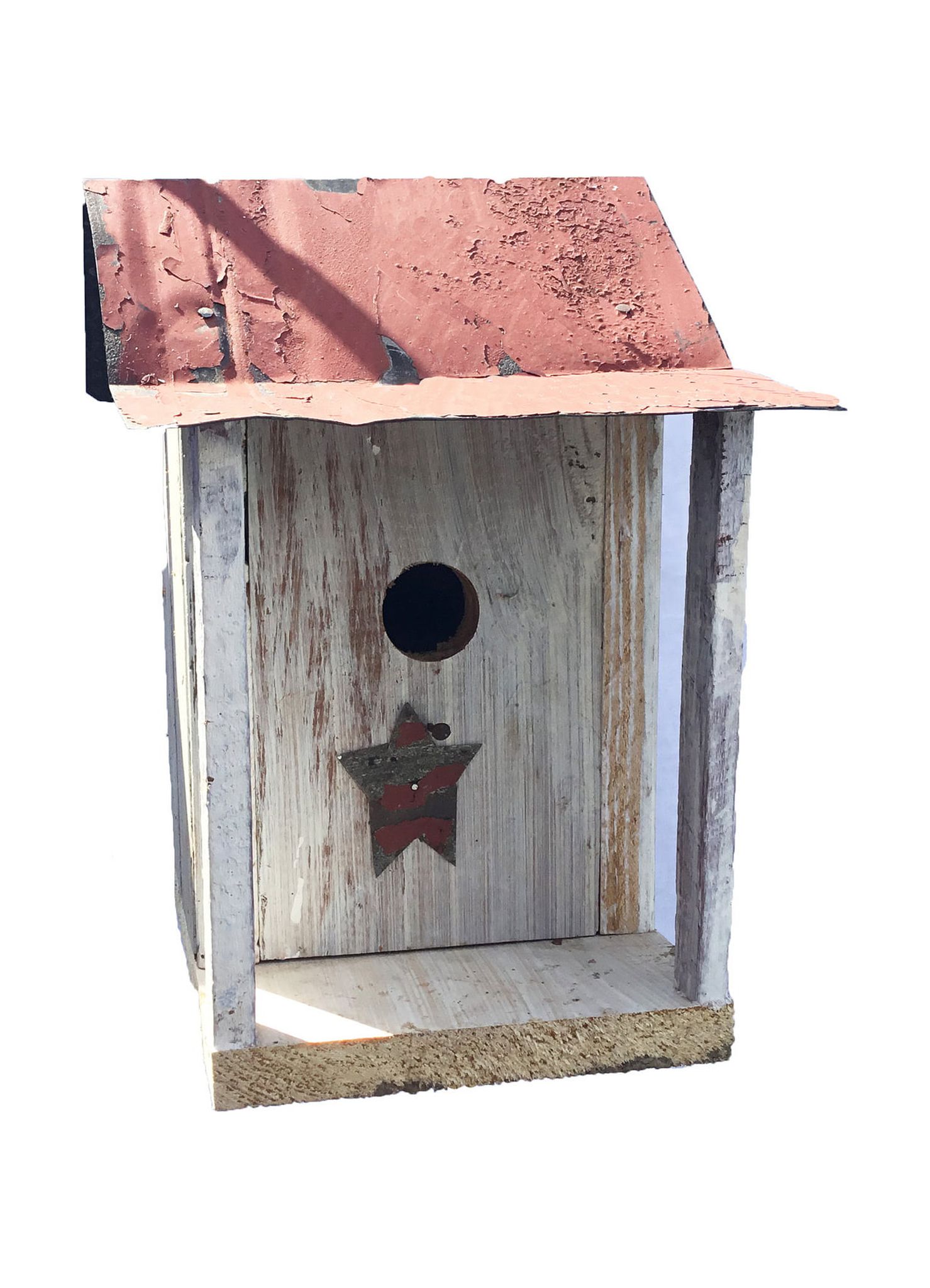 Barn Wood Bird House with Porch - image 1 of 2