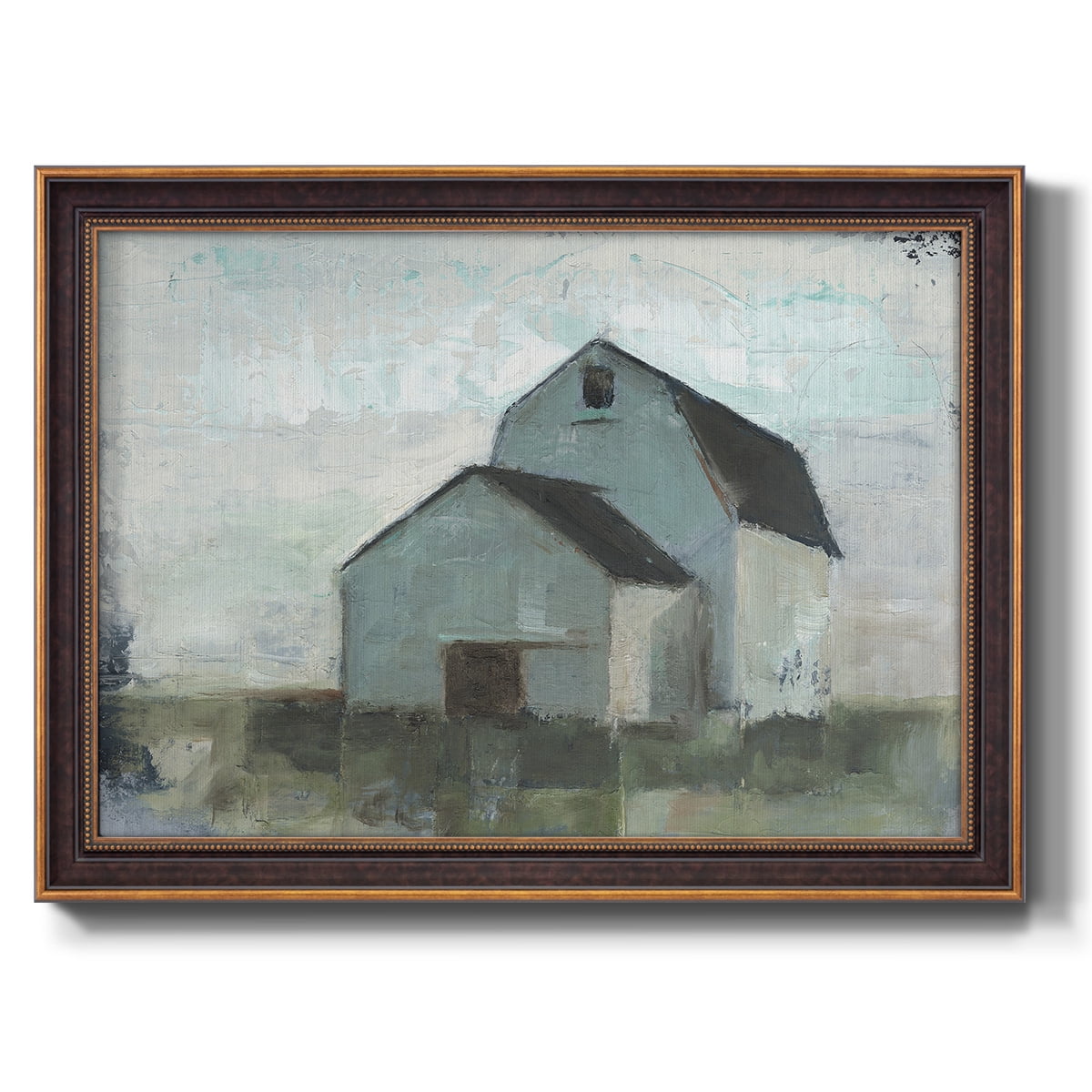 Barn at Sunset I Premium Framed Canvas- Ready to Hang