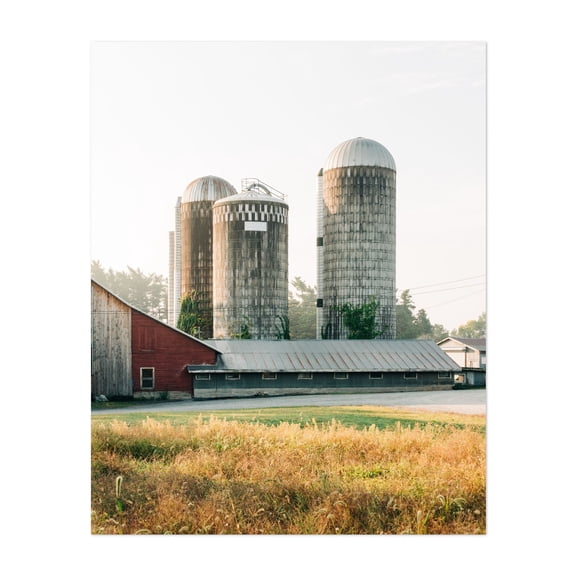 Barn in Kerhonkson - Kerhonkson New York Photography Unframed Wall Art Print 8 x 10 inches