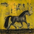 thumbnail image 1 of "Barnaby Australian Stock Horse" Painting Print on Wrapped Canvas, 1 of 7