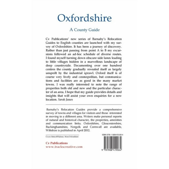 Barnaby's Relocation Guides Oxfordshire: A County Guide, (Hardcover)