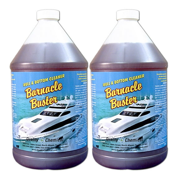 Barnacle Buster Concentrated Barnacle / Marine Growth Remover / Quality Chemical / 2 Gallon Case