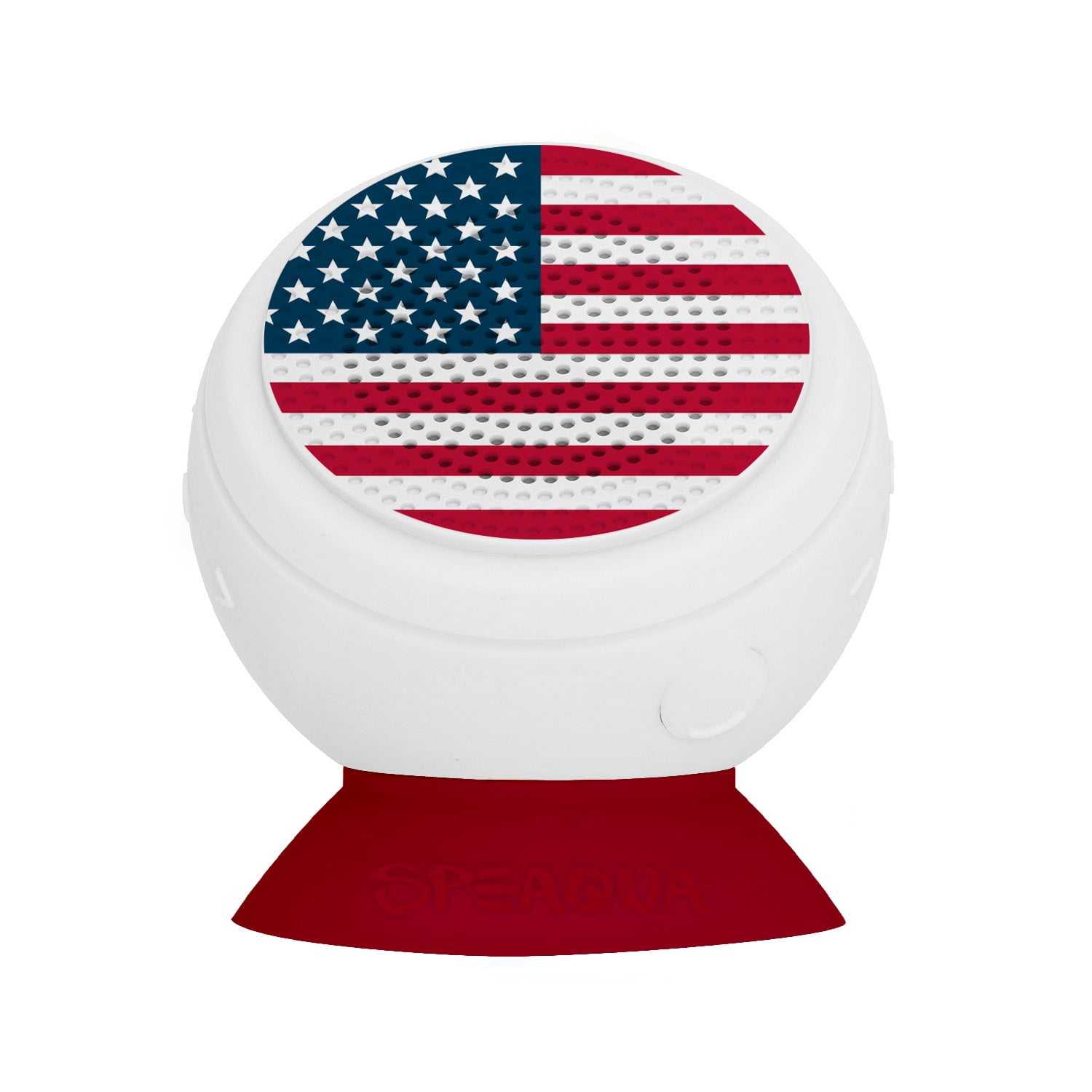 Speaqua Barnacle Pro 2.0 Waterproof Bluetooth Portable Speaker IP68 Floating, Built-In 2000 Song Storage, 4-in-1 Suction Cup Mount, Paddle Board Kayak Pool Bike Shower Speaker, USA