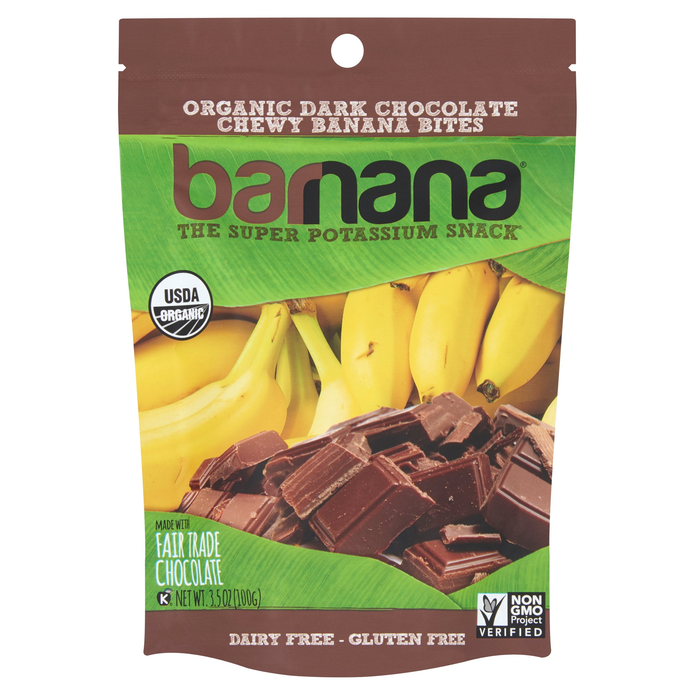 Barnana Banana Bites Chewy Choc,3.5 Oz (Pack Of 12)