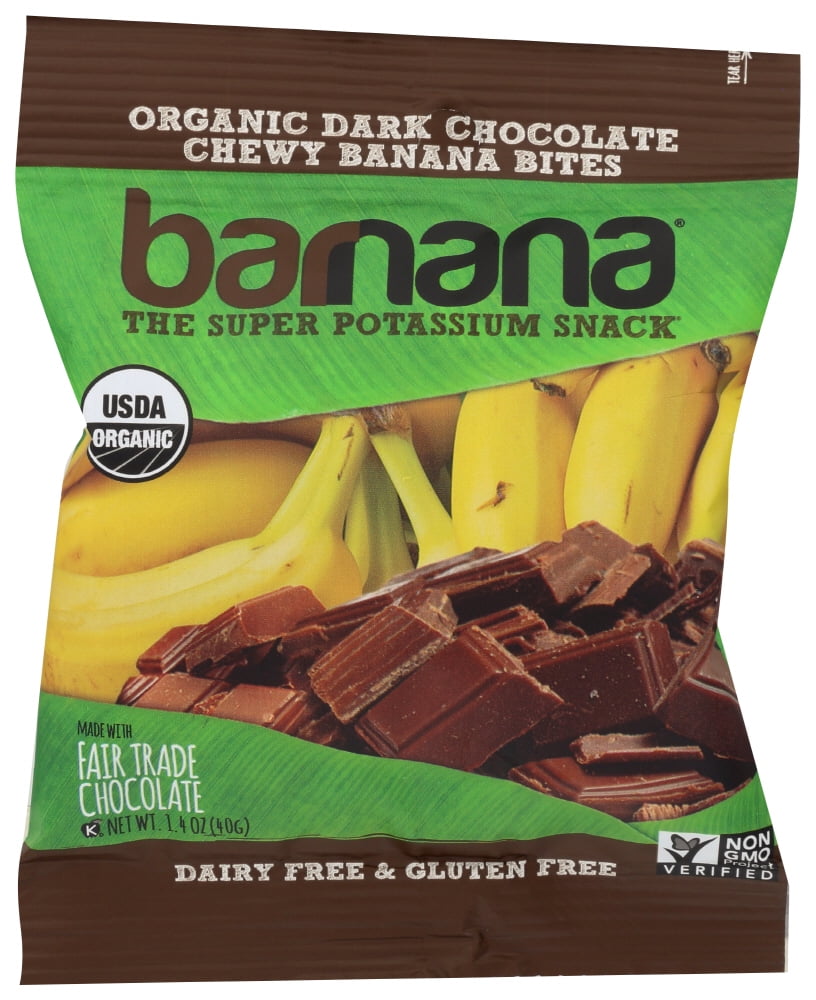 Barnana Organic Chocolate Chewy Banana Bites, 1.4 oz