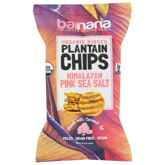 Barnana Plantain Chips - Himalayan Pink Sea Salt , 5 Oz