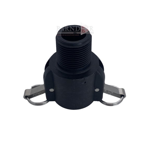 Barndoor Ag Banjo 100B Polypropylene Cam & Groove Fitting, 1" Female Coupler x NPT Male