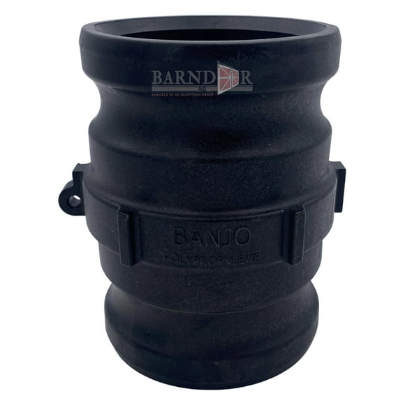 Barndoor Ag Banjo 300FF Polypropylene Cam & Groove Fitting, 3 x 3" Male Adapter x Male Adapter