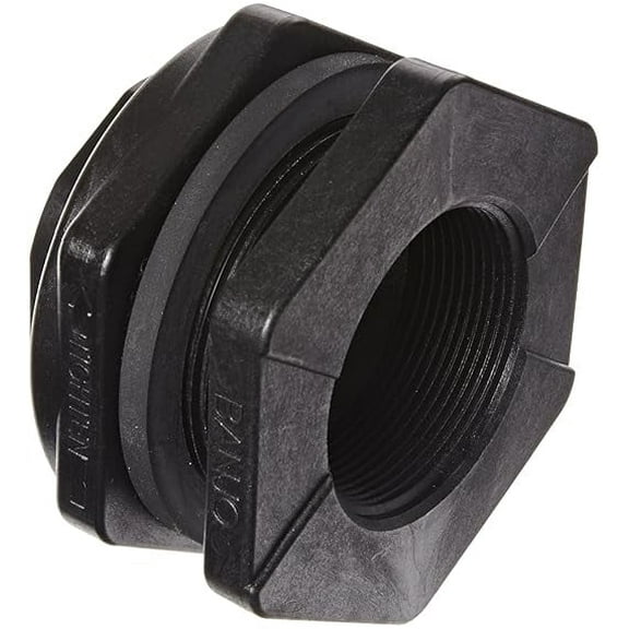 Barndoor Ag Banjo TF200 Polypropylene Bulkhead Tank Fitting, 2" NPT Female