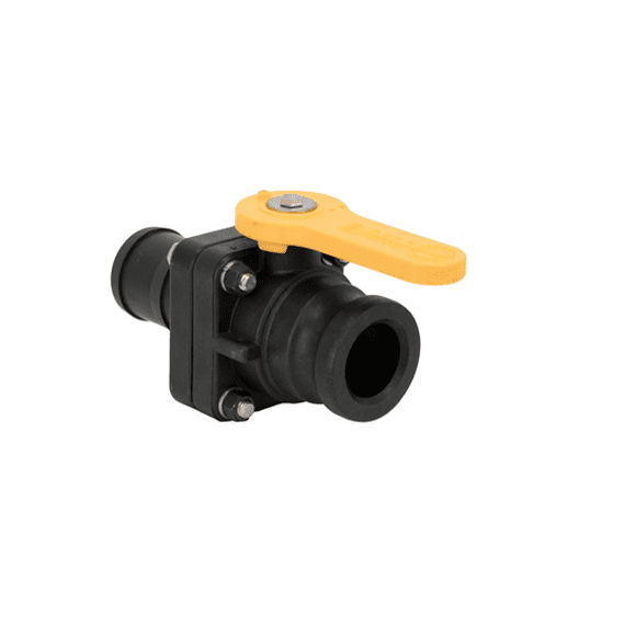 Barndoor Ag Banjo VSFHB200 2" Stubby Valve, Male Adapter x Hose Barb