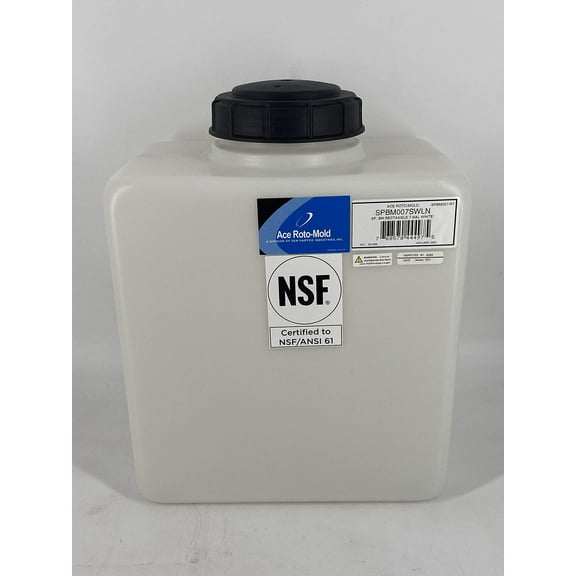 Barndoor Ag Blow Molded 7 Gallon Rectangle Flat Bottom Tank | SPBM0007-RT