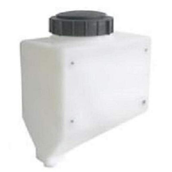 Barndoor Ag Hartog 3 Gallon Rectangle Plastic Rinse Tank with 5-Inch Lid and 3/4-Inch Spinweld Fitting