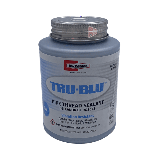 Barndoor Ag Rectorseal Tru-Blu Liquid Teflon Sealant; 8 Oz. Can (RSTB)
