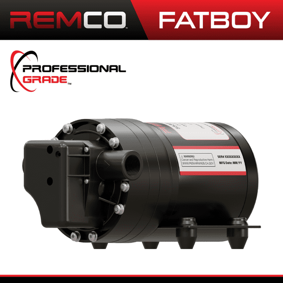 Barndoor Ag Remco Fatboy 7.0 GPM, 12 VDC Demand Pump (5538-1E1-94A)