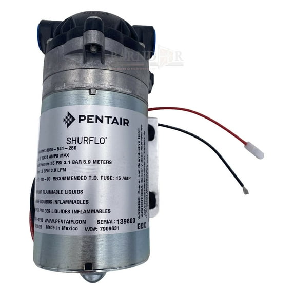 Barndoor Ag Shurflo Self-Priming 12 Volt Diaphragm Water Pump - 180 GPH, 1/2in. Ports, Model Number 2088-343-435