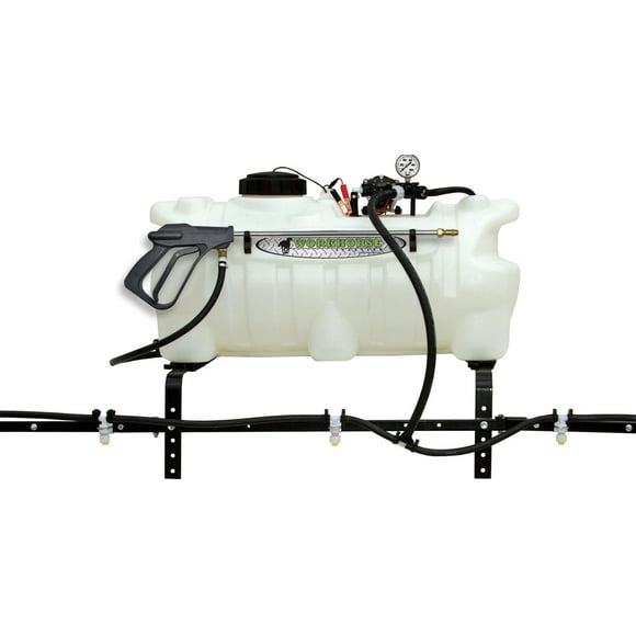 Barndoor Ag Workhorse 25 Gallon Deluxe ATV Sprayer - Adjustable 7 Nozzle Heavy Duty Boom Sprayer - ATV2507