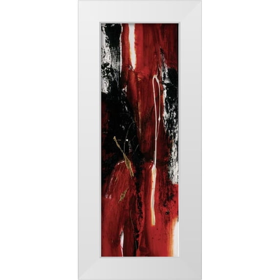 Barnes, Natasha 11x24 White Modern Wood Framed Museum Art Print Titled - Tango II