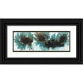 thumbnail image 1 of Barnes, Natasha 18x9 Black Ornate Wood Framed with Double Matting Museum Art Print Titled - Peacock Dance, 1 of 4