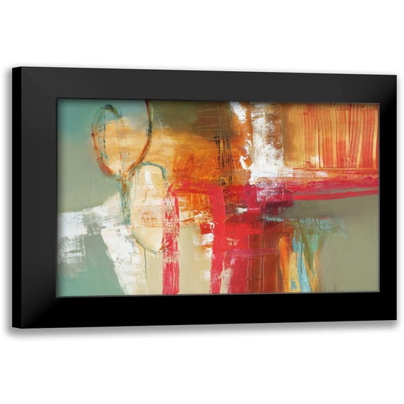 Barnes, Natasha 24x17 Black Modern Framed Museum Art Print Titled - Building a Mystery