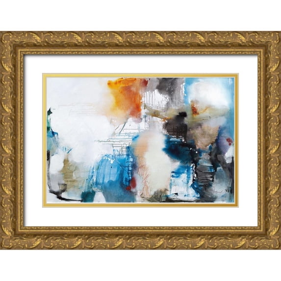 Barnes, Natasha 32x23 Gold Ornate Wood Framed with Double Matting Museum Art Print Titled - Thompsons Bay