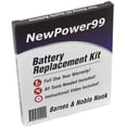 thumbnail image 1 of Barnes & Noble NOOK eReader Battery Replacement Kit with Tools, Video Instructions, Extended Life Battery and Full One Year Warranty, 1 of 5
