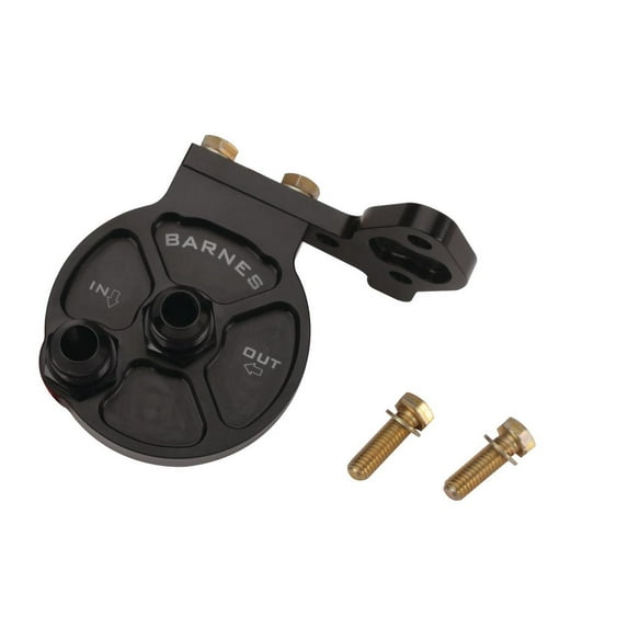 Barnes Systems 8930 Billet Alum Sprint Front Mount Oil Filter Bracket