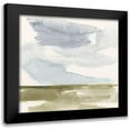 thumbnail image 1 of Barnes, Victoria 12x12 Black Modern Framed Museum Art Print Titled - Open Field Sketch II, 1 of 5