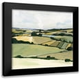 thumbnail image 1 of Barnes, Victoria 12x12 Black Modern Framed Museum Art Print Titled - Patchy Landscape II, 1 of 5