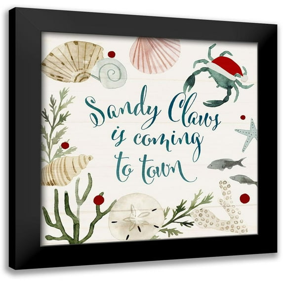 Barnes, Victoria 12x12 Black Modern Framed Museum Art Print Titled - Sun-kissed Christmas III