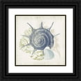 thumbnail image 1 of Barnes, Victoria 12x12 Black Ornate Wood Framed with Double Matting Museum Art Print Titled - Antique Coastal Ephemera VII, 1 of 4
