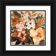 thumbnail image 1 of Barnes, Victoria 12x12 Black Ornate Wood Framed with Double Matting Museum Art Print Titled - Autumnal Arrangement I, 1 of 4