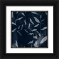 thumbnail image 1 of Barnes, Victoria 12x12 Black Ornate Wood Framed with Double Matting Museum Art Print Titled - Shadowy Vines IV, 1 of 4