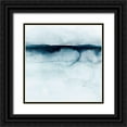 thumbnail image 1 of Barnes, Victoria 12x12 Black Ornate Wood Framed with Double Matting Museum Art Print Titled - Watercolor Crest I, 1 of 4