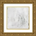 thumbnail image 1 of Barnes, Victoria 12x12 Gold Ornate Wood Framed with Double Matting Museum Art Print Titled - Subtle Scratches IV, 1 of 4