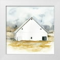 thumbnail image 1 of Barnes, Victoria 12x12 White Modern Wood Framed Museum Art Print Titled - White Barn Watercolor IV, 1 of 4