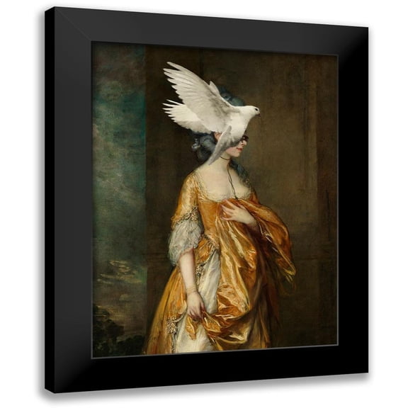 Barnes, Victoria 12x14 Black Modern Framed Museum Art Print Titled - Flightless Bird II