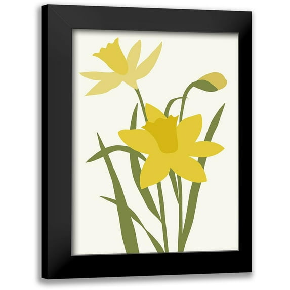 Barnes, Victoria 12x14 Black Modern Framed Museum Art Print Titled - Graphic Botanic II