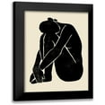 thumbnail image 1 of Barnes, Victoria 12x14 Black Modern Framed Museum Art Print Titled - Onyx Figure II, 1 of 5