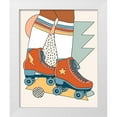 thumbnail image 1 of Barnes, Victoria 12x14 White Modern Wood Framed Museum Art Print Titled - Let it Roll II, 1 of 4