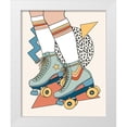 thumbnail image 1 of Barnes, Victoria 12x14 White Modern Wood Framed Museum Art Print Titled - Let it Roll I, 1 of 4