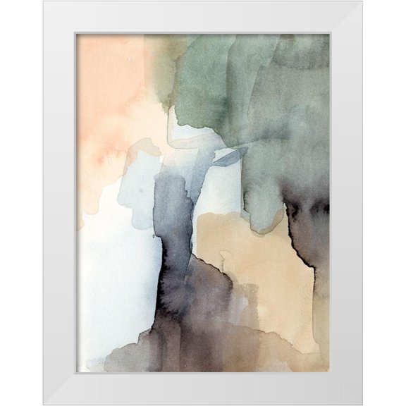Barnes, Victoria 12x14 White Modern Wood Framed Museum Art Print Titled - Nectar III