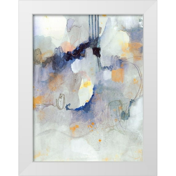 Barnes, Victoria 12x14 White Modern Wood Framed Museum Art Print Titled - Watercolor Tatter I