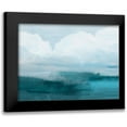 thumbnail image 1 of Barnes, Victoria 14x12 Black Modern Framed Museum Art Print Titled - Azure Rising I, 1 of 5