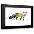 thumbnail image 1 of Barnes, Victoria 14x12 Black Modern Framed Museum Art Print Titled - Winter Fox I, 1 of 5